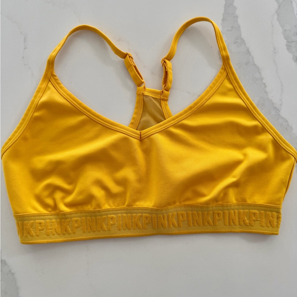 PINK - Victoria’s Secret Ultimate Mustard Yellow Light/Medium Support Bra